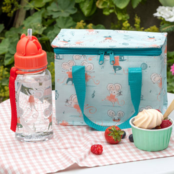 insulated lunch bag - mouse ballet