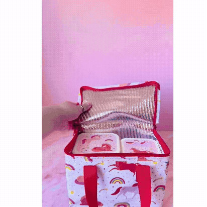 snack boxes (set of 3) - unicorn