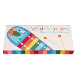 children's xylophone with song book - wild wonders