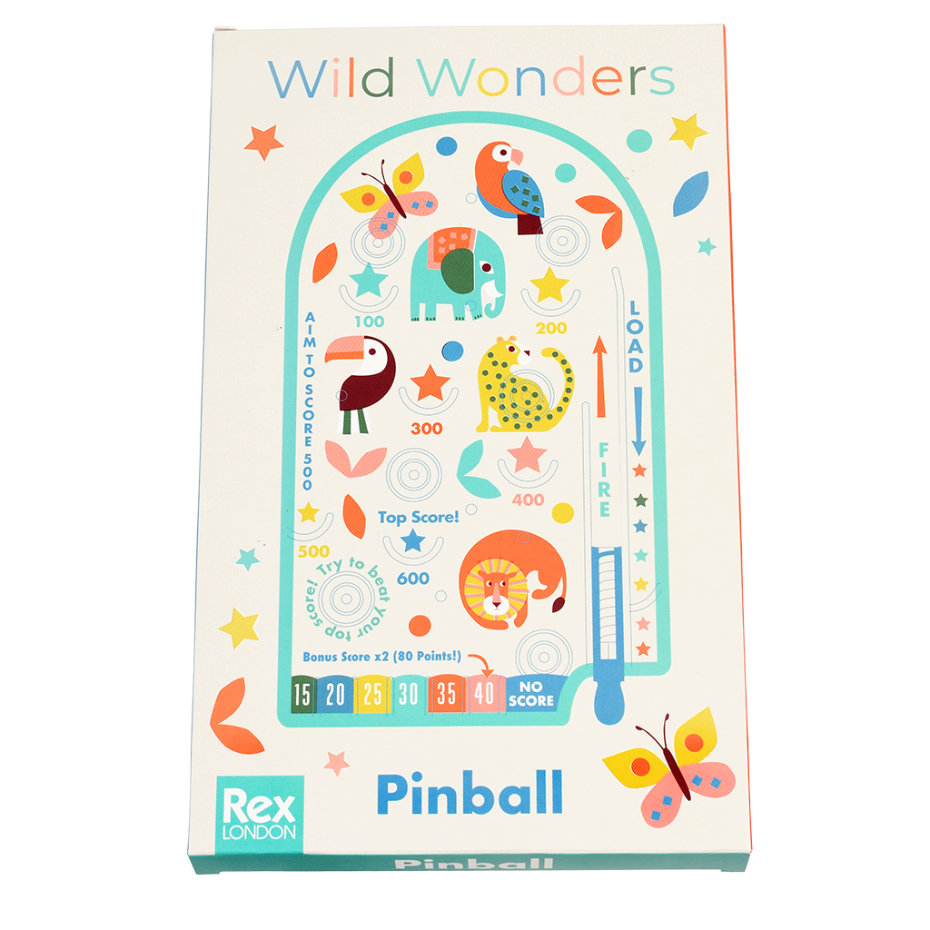 pinball game - wild wonders