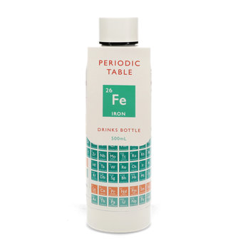 stainless steel bottle 500ml - periodic table