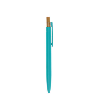 stylo à bille aluminium recyclé - turquoise