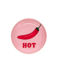 mini round enamel trinket dish - chilli pepper