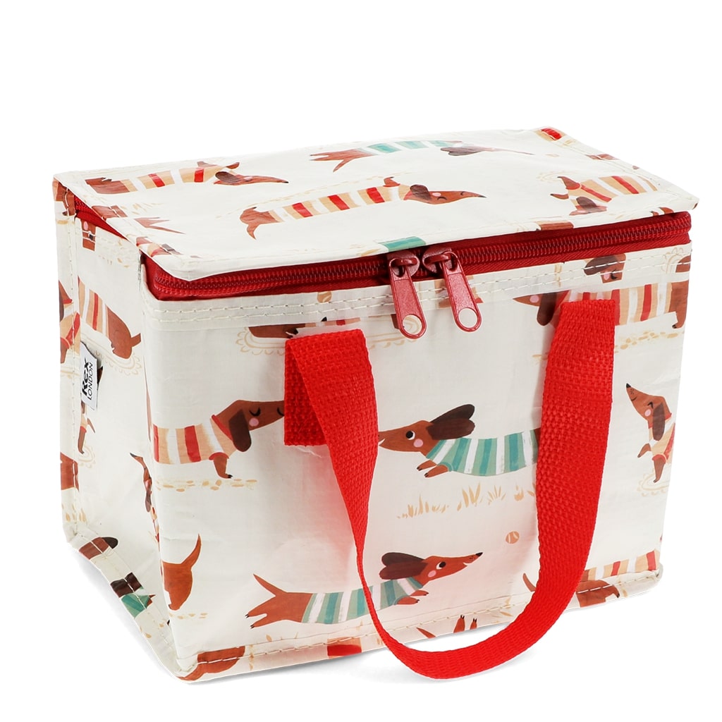 insulated lunch bag - sausage dog