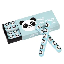 streichholzschachtel mit 12 nagelfeilen miko the panda