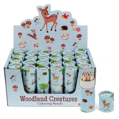 dose mit 12 buntstiften woodland creatures dose mit 12 buntstiften woodland creatures