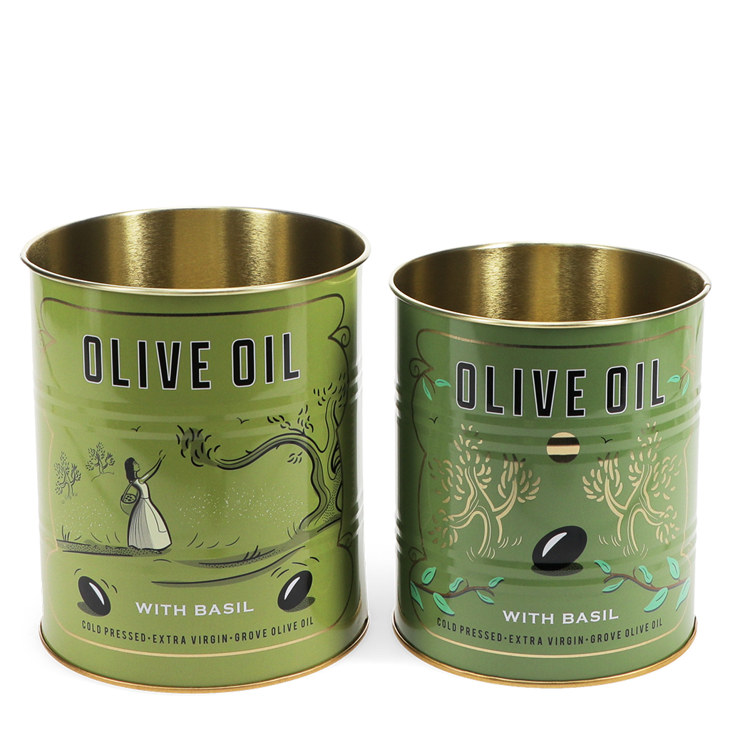 medium storage tins (set of 2) - grove olive oil
