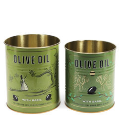 boîtes de conservation moyennes (lot de 2) - grove olive oil