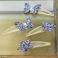 glitter star hair clips (set of 2) - fairies in the garden
