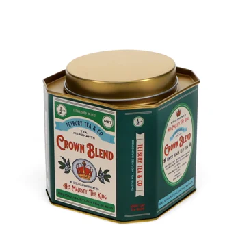 boîte à thé en métal - crown blend boîte à thé en métal - crown blend