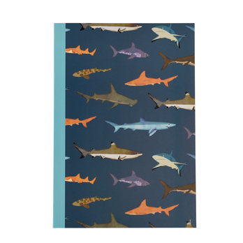 carnet a5 ligné requins