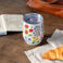 gummierter reisebecher 350ml - wild flowers