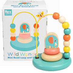 wild wonders mini boucle de perles et jouet empilable