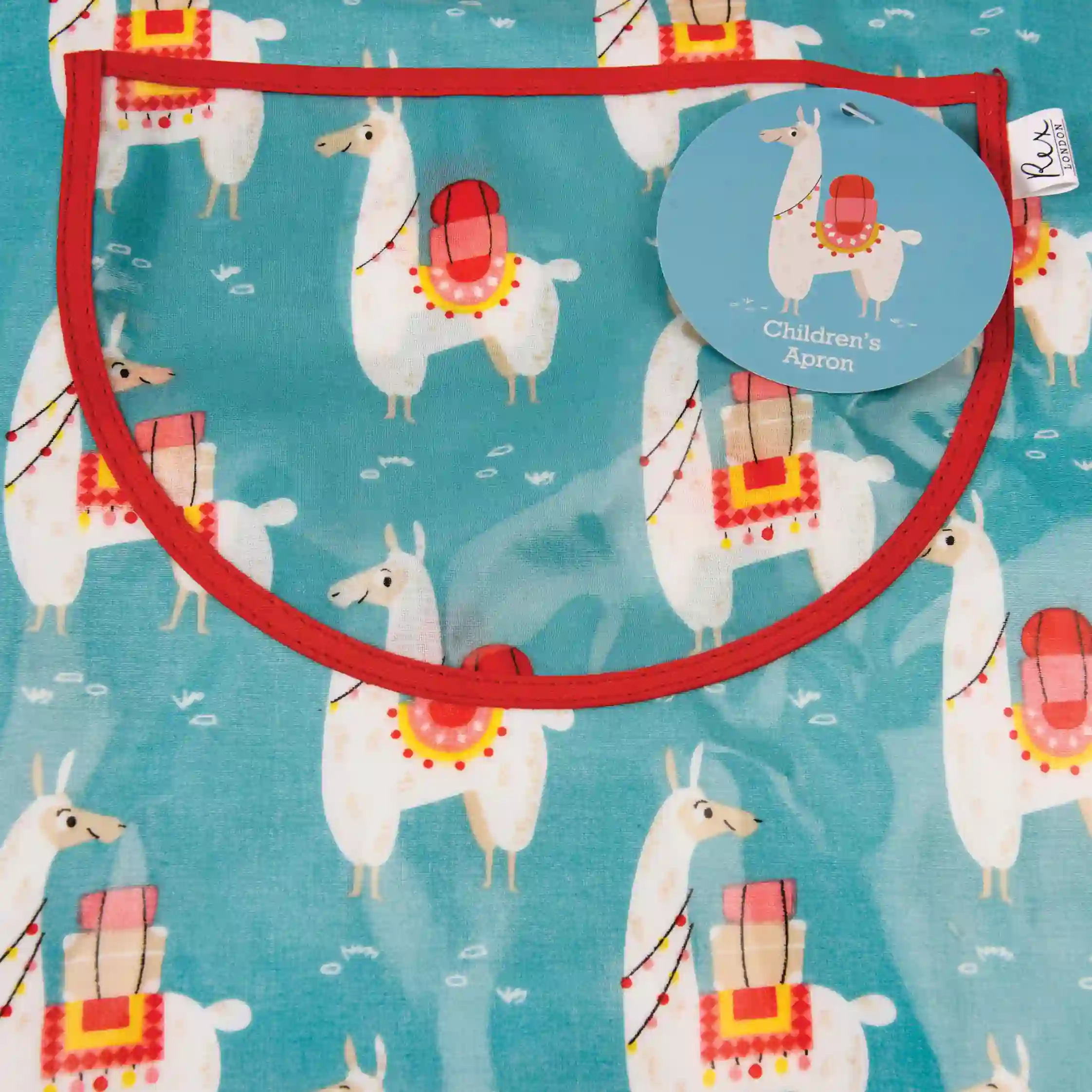children's apron - llama