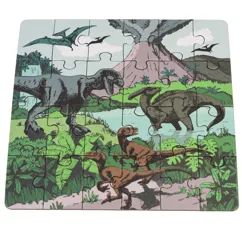mini jigsaw puzzle - prehistoric land mini jigsaw puzzle - prehistoric land