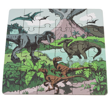 mini jigsaw puzzle - prehistoric land