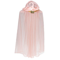 children's glitter cape - light pink