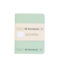 carnets a6 (lot de 2) - vert & aqua