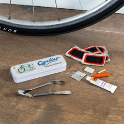 kit de réparation de crevaison pour vélo - cycliste