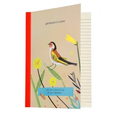 cuaderno rayas a5 'notas para el jardinero'