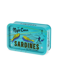 mini storage tin with lid - sardines