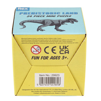mini jigsaw puzzle - prehistoric land
