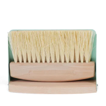 ensemble brosse et pelle de table en bois - vert pistache ensemble brosse et pelle de table en bois - vert pistache