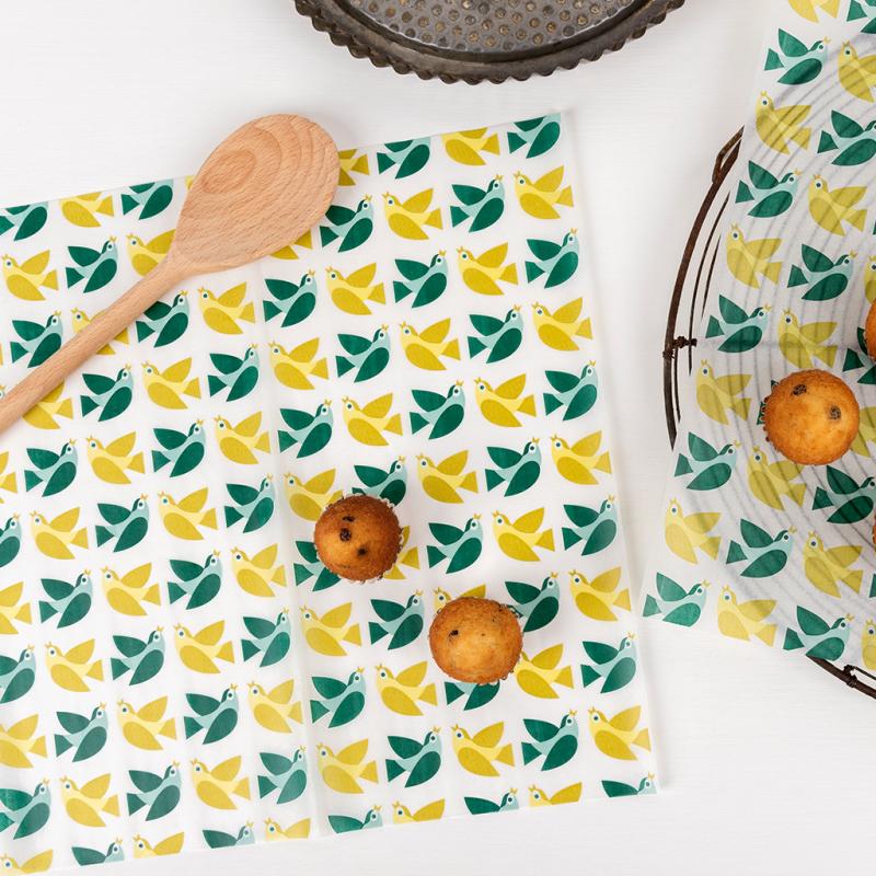 papier sulfurisé love birds lot de 30