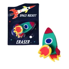 space rocket eraser