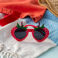 funglasses - lunettes de soleil fraise
