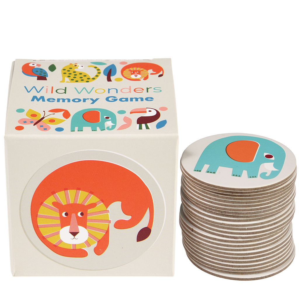 jeu de mémoire wild wonders (24 pièces)
