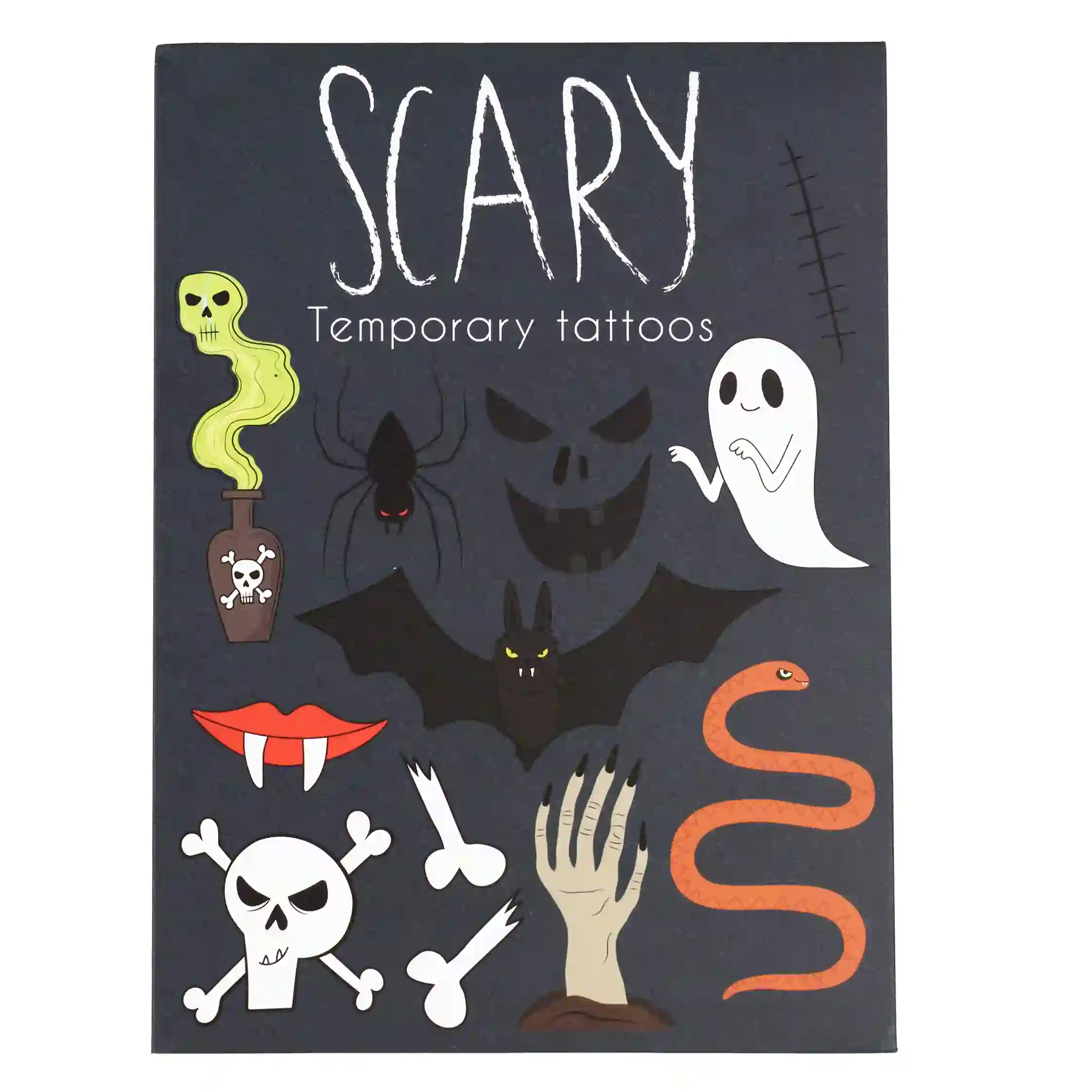 temporary tattoos - scary