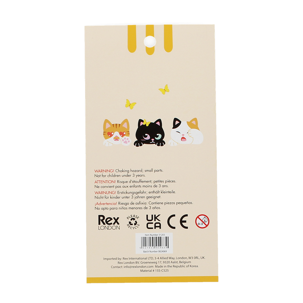 3d stickers - quirky cats