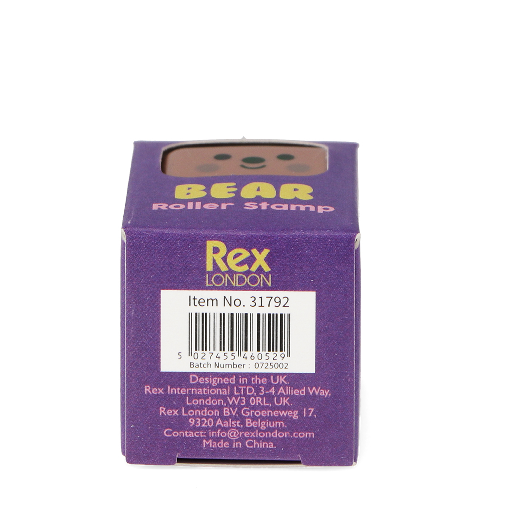 roller stamp - bear