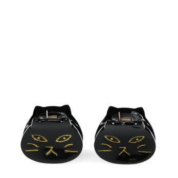 mini pinces à cheveux (lot de 2) - chats noirs