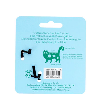 outil multifonction 6-en-1 – chat