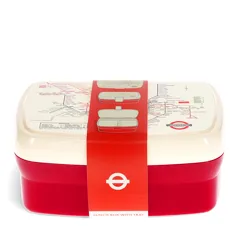 lunch box with tray - tfl heritage tube map lunch box with tray - tfl heritage tube map