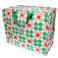 sac de rangement jumbo - marguerites roses et vertes