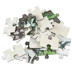 mini jigsaw puzzle - prehistoric land mini jigsaw puzzle - prehistoric land