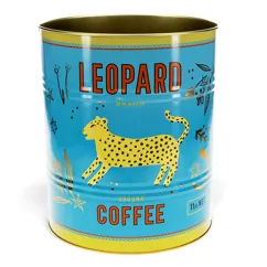 xl storage tins (set of 2) - leopard xl storage tins (set of 2) - leopard