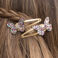 glitter-butterfly-haar-clips fairies in the garden (2-er set)