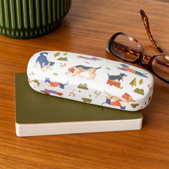 glasses case & cleaning cloth - dog park