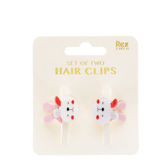 mini hair claw clips (set of 2) - bunnies