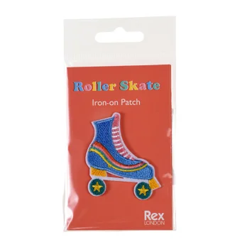 iron on patch - roller skate iron on patch - roller skate