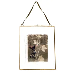 cadre photo a supendre laiton 25 x 20cm cadre photo a supendre laiton 25 x 20cm