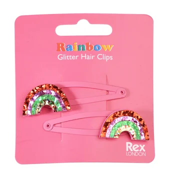 pinces à cheveux paillettes arc-en-ciel (lot de 2) pinces à cheveux paillettes arc-en-ciel (lot de 2)