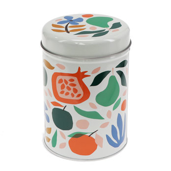 canister storage tin - fruits de provence