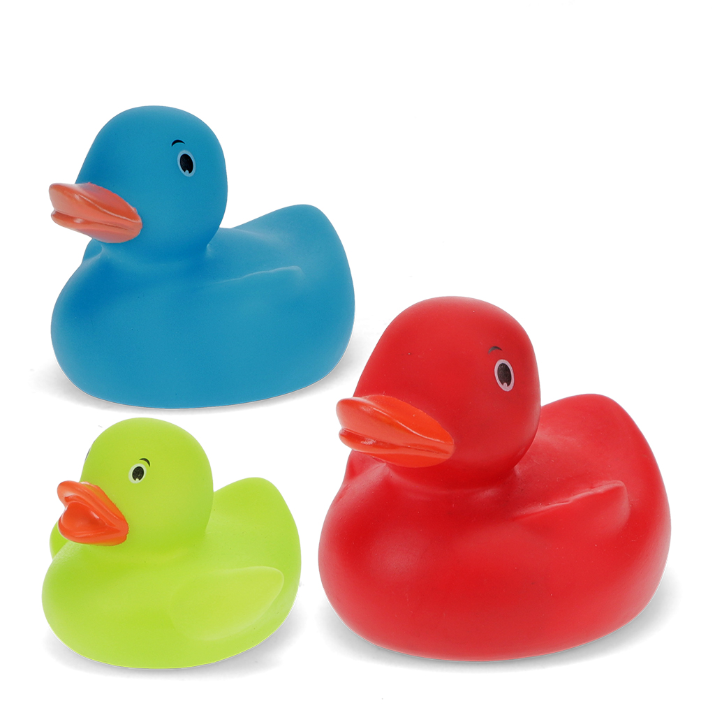 bath toys (set of 3) - ducks (multicolour)