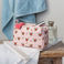 quilted makeup bag - french rose
