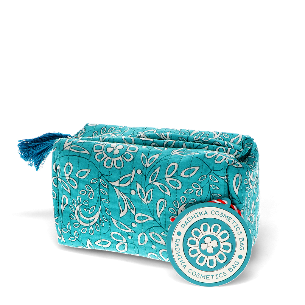 quilted makeup bag - radhika